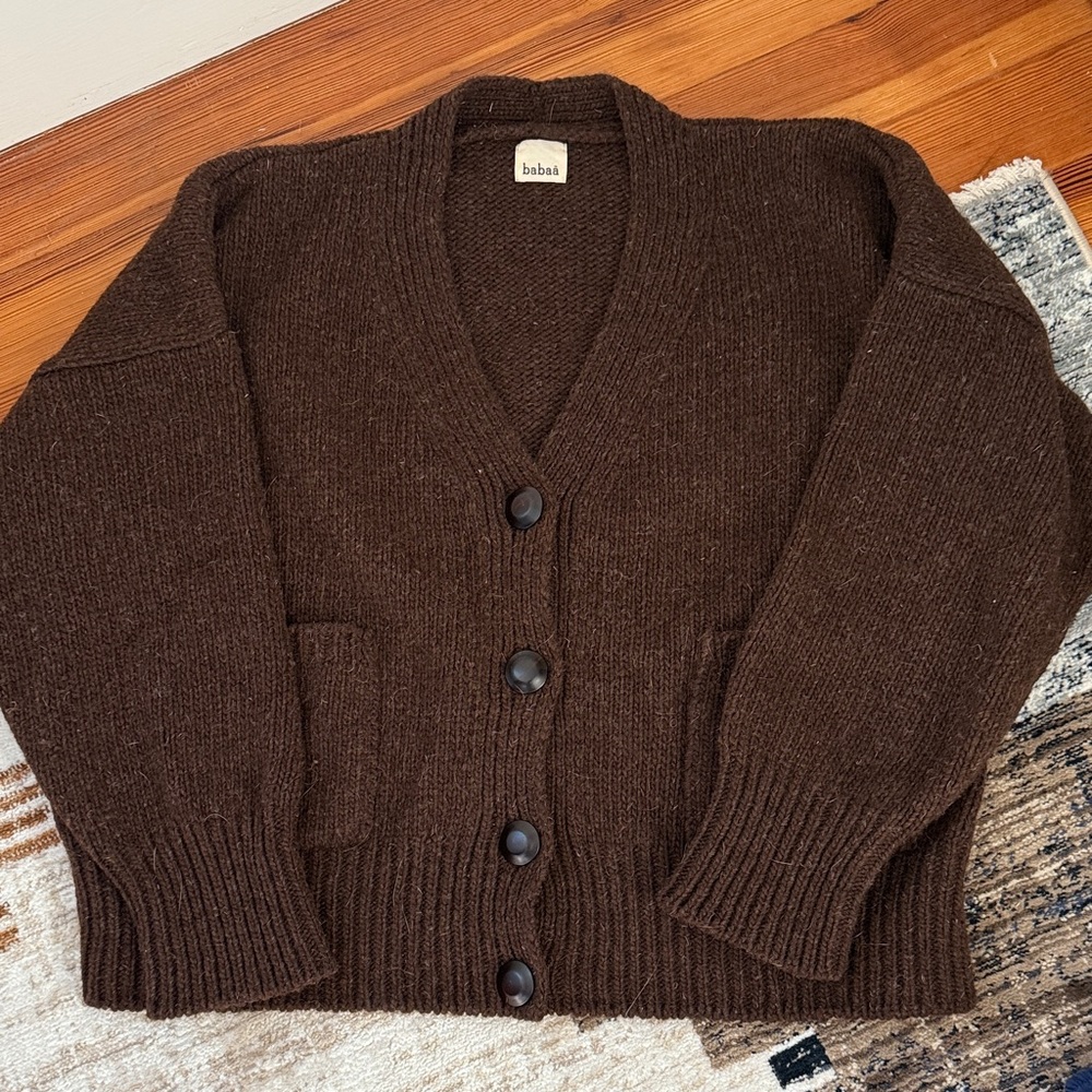 Babaa Cardigan no17 Earth